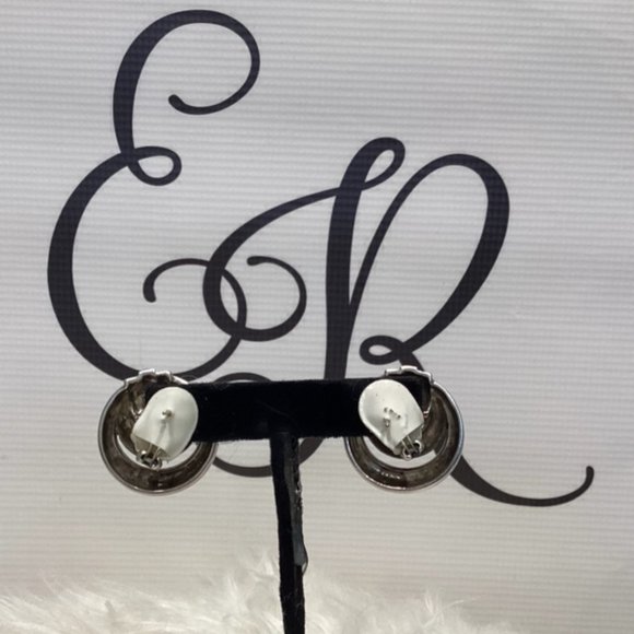 Judith Jack Vintage Marcasite Earrings - Picture 3 of 3